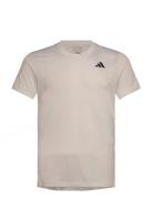 Freelift Tee Sport T-Kortærmet Skjorte Beige Adidas Performance