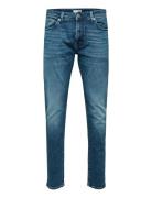 Slh175-Slimleon 31601 M.blue Soft W Bottoms Jeans Slim Blue Selected H...