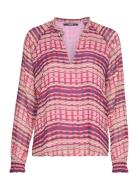 Blouses Woven Tops Blouses Long-sleeved Pink Esprit Collection