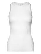 Rwbelize Sl Boxer Top Tops T-shirts & Tops Sleeveless White Rosemunde