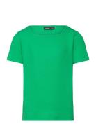 Nlfdida Ss Square Neck Top Tops T-Kortærmet Skjorte Green LMTD