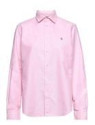 Classic Fit Oxford Shirt Tops Shirts Long-sleeved Pink Polo Ralph Laur...