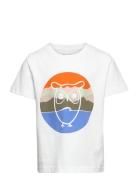 Mountain Owl Front Print T-Shirt - Tops T-Kortærmet Skjorte White Know...