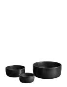 Raw Titanium Black - Bowlset 3 Pcs Home Tableware Bowls & Serving Dish...