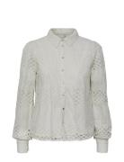 Yashally Ls Shirt S. - Ca Tops Blouses Long-sleeved White YAS