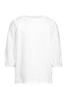 Rica Tops T-shirts Long-sleeved T-Skjorte White Molo
