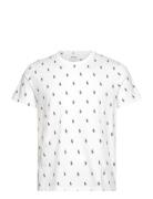 Allover Pony Cotton Jersey Sleep Shirt Tops T-Kortærmet Skjorte White ...