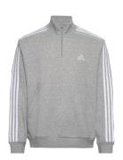 M 3S Fl 1/4 Z Sport Sweatshirts & Hoodies Sweatshirts Grey Adidas Spor...