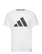 Tr-Es Fr Logo T Sport T-Kortærmet Skjorte White Adidas Performance