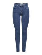 Onlpower Mid Pushup Sk Rea3223 Noos Bottoms Jeans Skinny Blue ONLY