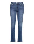 Onlalicia Reg Strt Dnm Dot879 Noos Bottoms Jeans Straight-regular Blue...