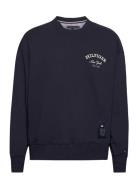 Prep Crewneck Tops Sweatshirts & Hoodies Sweatshirts Navy Tommy Hilfig...