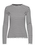 Vithessa O-Neck L/S Top - Noos Tops T-shirts & Tops Long-sleeved Black...