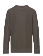 Jprblaanderson Knit Structure Crew Jnr Tops T-shirts Long-sleeved T-Sk...