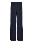 Pants Wide L Bottoms Trousers Wide Leg Navy Tom Tailor