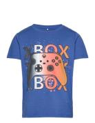 Nkmangus Xbox Ss Top Bfu Tops T-Kortærmet Skjorte Blue Name It