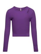 Kognessa L/S Cut Out Top Box Jrs Tops T-shirts Long-sleeved T-Skjorte ...