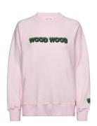 Leia Logo Sweatshirt Tops Sweatshirts & Hoodies Sweatshirts Pink Wood ...