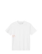 Relaxed Heavy Globe T-Shirt Sport T-Kortærmet Skjorte White Cuera