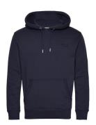 Essential Logo Hoodie Tops Sweatshirts & Hoodies Hoodies Navy Superdry