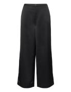 Slftasja Hw Extra Wide Pant Bottoms Trousers Wide Leg Black Selected F...