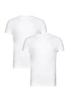 V-Neck T-Shirt 2-Pack Tops T-Kortærmet Skjorte White GANT