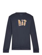 Samy - Sweatshirt Tops Sweatshirts & Hoodies Sweatshirts Navy Hust & C...