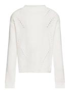 Knit Cotton Sweater Tops Knitwear Pullovers White Mango