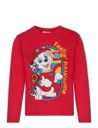 Long-Sleeved T-Shirt Tops T-shirts Long-sleeved T-Skjorte Red Paw Patr...