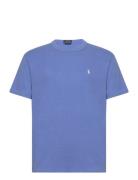 Classic Fit Jersey Crewneck T-Shirt Tops T-Kortærmet Skjorte Blue Polo...