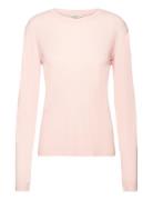 Slim Lightweight Ls T-Shirt Tops T-shirts & Tops Long-sleeved Pink GAN...