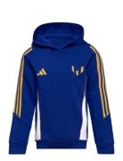 Messi Hoody Y Sport Sweatshirts & Hoodies Hoodies Blue Adidas Performa...
