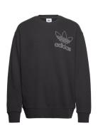 Outl Tref Crew Sport Sweatshirts & Hoodies Sweatshirts Black Adidas Or...
