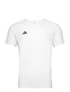 Adizero Essentials Running Tee Sport T-Kortærmet Skjorte White Adidas ...