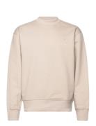 C Crew Ft Sport Sweatshirts & Hoodies Sweatshirts Beige Adidas Origina...