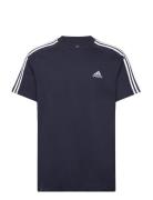 Essentials Single Jersey 3-Stripes T-Shirt Sport T-Kortærmet Skjorte N...