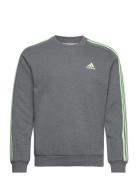 M 3S Fl Swt Sport Sweatshirts & Hoodies Sweatshirts Grey Adidas Sports...