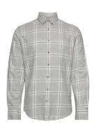 Bs Langer Casual Slim Fit Shirt Tops Shirts Casual Grey Bruun & Stenga...