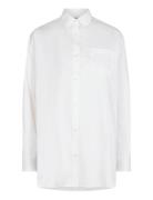 Bs Clarisse Regular Fit Shirt Tops Shirts Long-sleeved White Bruun & S...