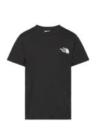 Teen S/S Simple Dome Tee Sport T-Kortærmet Skjorte Black The North Fac...