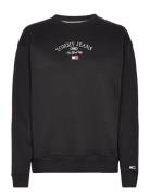Tjw Rlx Lux Ath Crew Tops Sweatshirts & Hoodies Sweatshirts Black Tomm...
