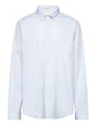 Slim Pinpoint Oxford Shirt Tops Shirts Casual Blue GANT