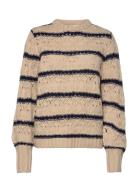 B. Coastline Pullover-Knit Heavy Tops Knitwear Jumpers Beige Brandtex