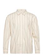 Os Compact Poplin Stripe Shirt Tops Shirts Casual White GANT