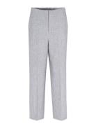 Evali Classic Trousers Bottoms Trousers Straight Leg Grey Second Femal...