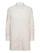 Muoto Piirto Unikko Tops Shirts Long-sleeved Cream Marimekko