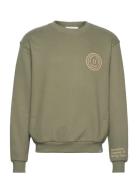 Donovan Sweatshirt Tops Sweatshirts & Hoodies Sweatshirts Green Les De...