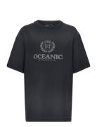 Affection Oceanic Tee Tops T-shirts & Tops Short-sleeved Grey HOLZWEIL...