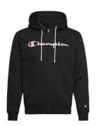 Hooded Full Zip Sweatshirt Sport Sweatshirts & Hoodies Hoodies Black C...