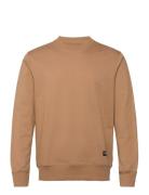 Light Terry Asker Sweat Tops Sweatshirts & Hoodies Sweatshirts Brown M...